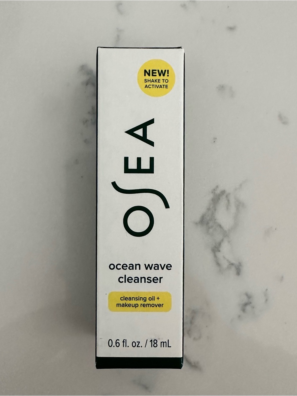 OSEA Ocean Wave Cleanser bi-phase cleansing oil makeup remover in a 0.6 oz